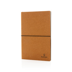 A5 recycled leather notebook