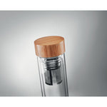 Double wall glass bottle 420ml