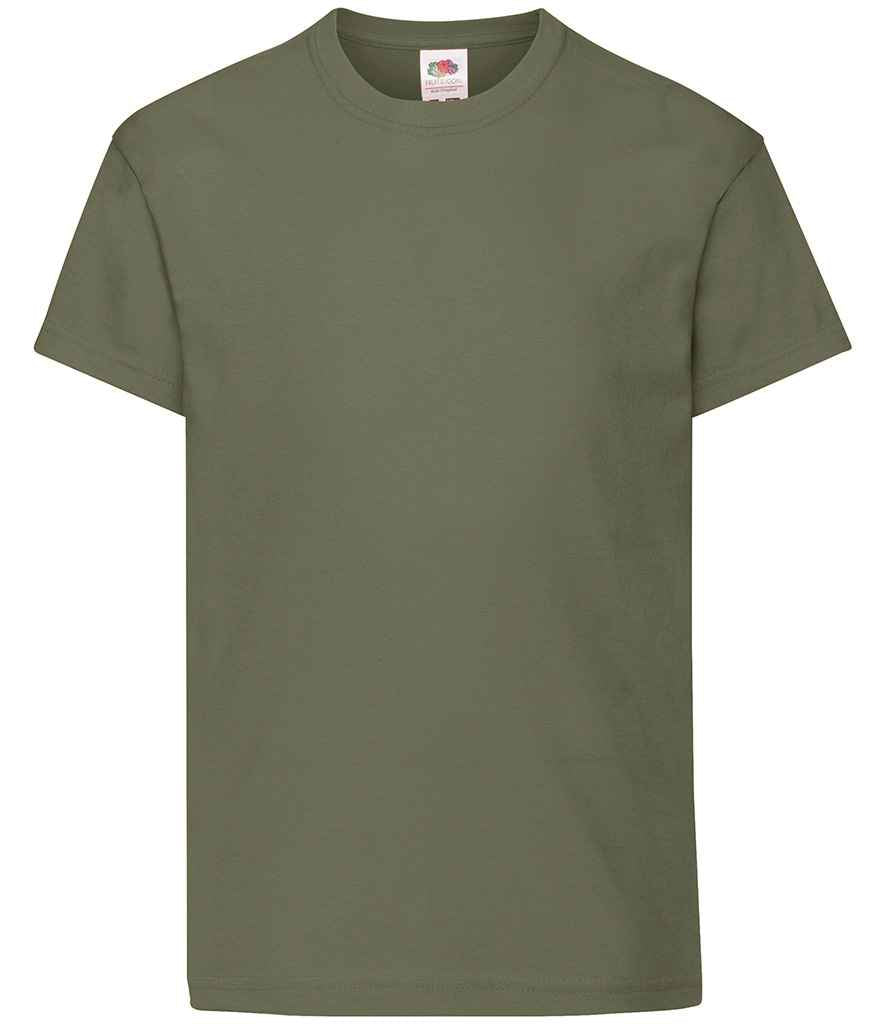 Fruit of the Loom Kids Original T-Shirt Classic Olive