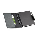 RUSSEL. PU and polyester fabric cover with A5 notebook