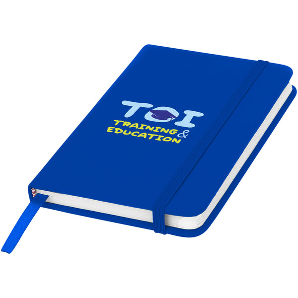 Branded Spectrum A6 hard cover notebook
