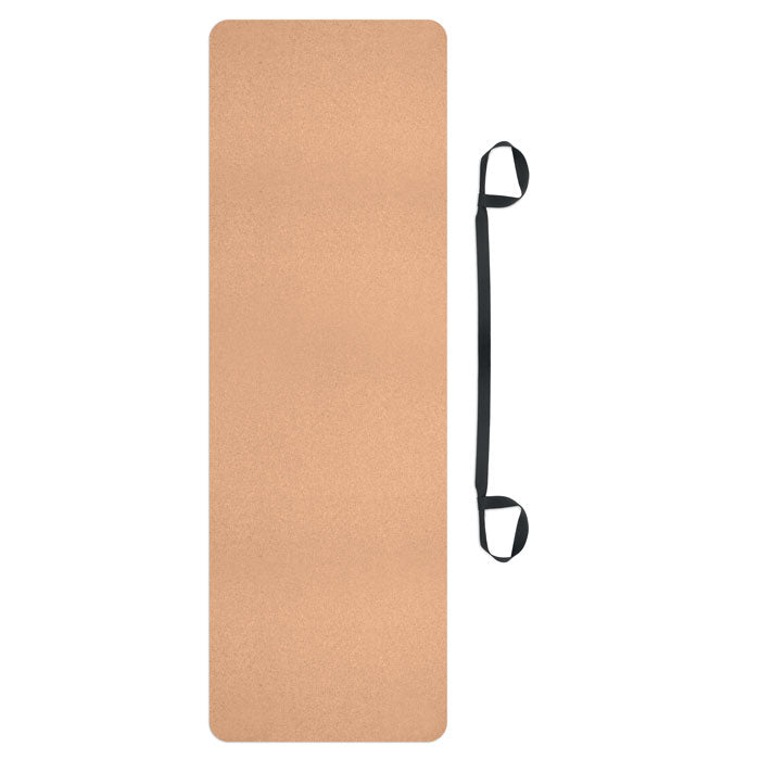 Branded Cork yoga mat