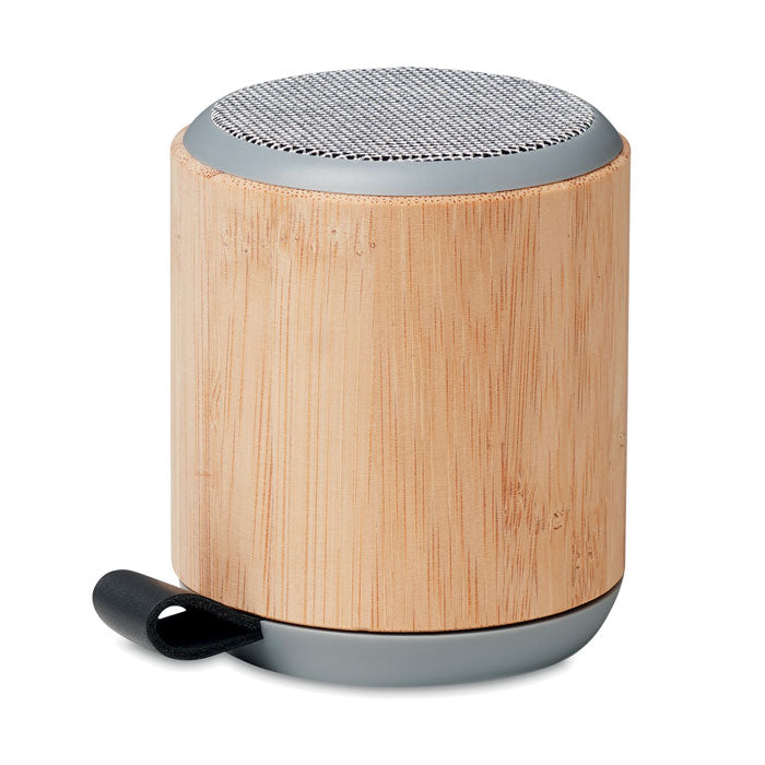 5.0 wireless Bamboo speaker with Strap