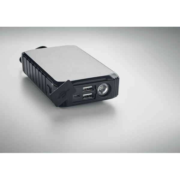 Branded 8000 mAh solar dynamo charger