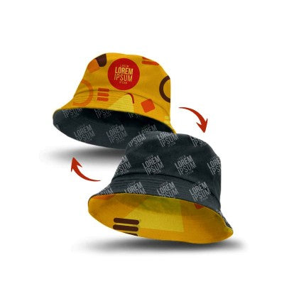 Branded Double Sided Bucket Hat