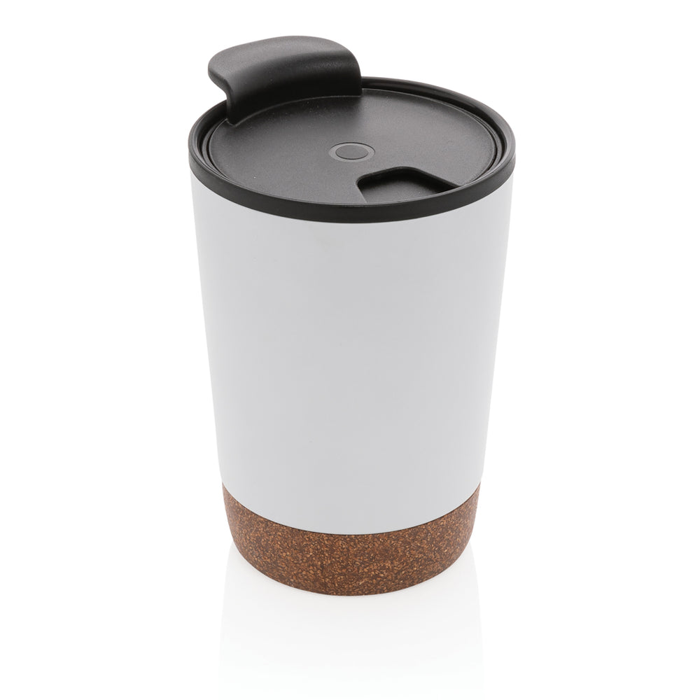Branded GRS RPP stainless steel cork coffee tumbler