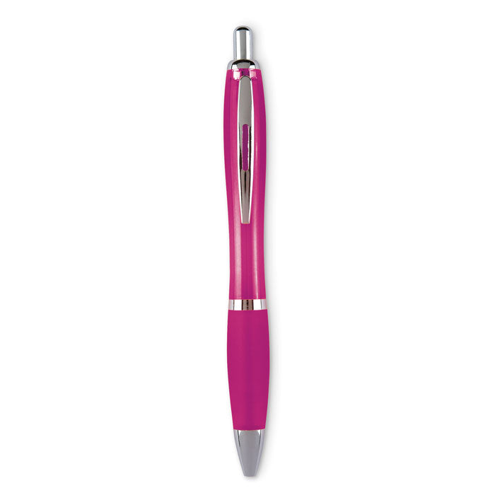 Riocolor Ball pen in blue ink | Branded Plastic Pen