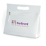 Transparent cosmetic pouch