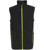 Regatta Navigate Fleece Bodywarmer Black/Lime Green