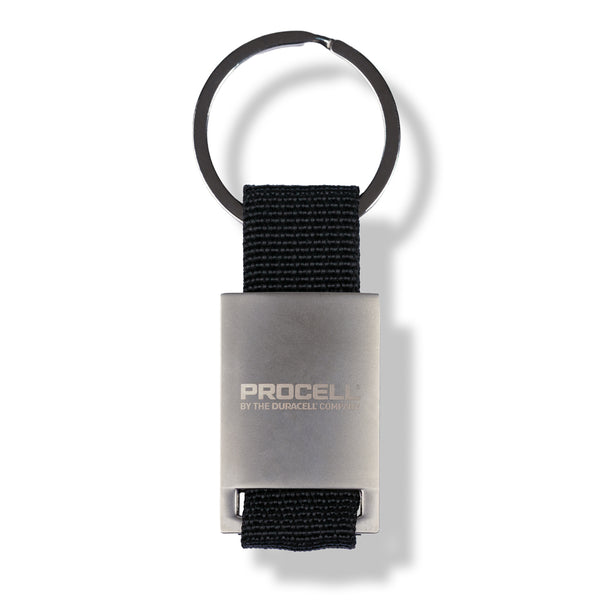 Express Metal & Webbing Keyring