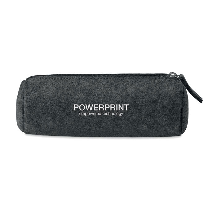 Branded Felt zippered pencil case