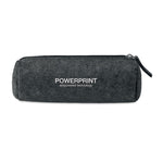 Branded Felt zippered pencil case
