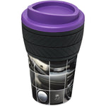 Branded Brite-Americano® tyre 350 ml insulated tumbler