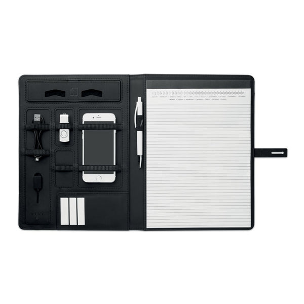 Branded A4 folder w/wireless charger5W
