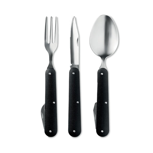 Branded 3-piece camping utensils set