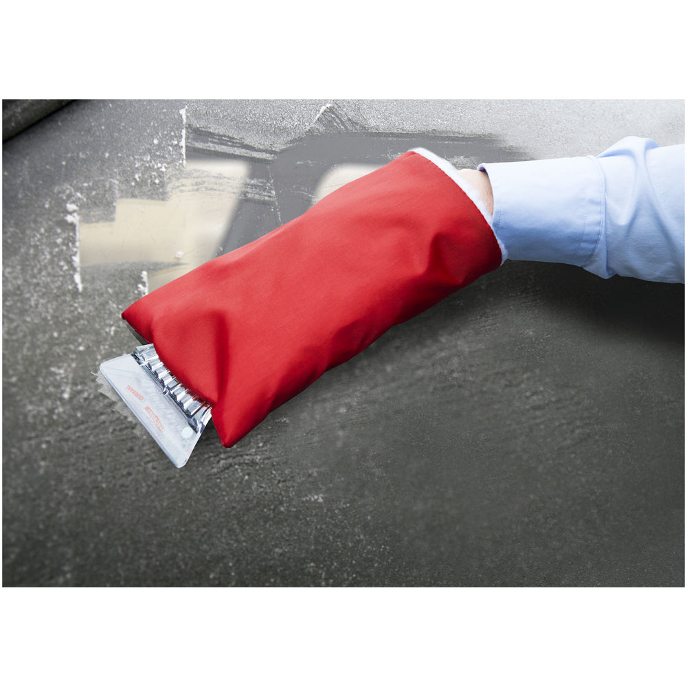 Branded Colt ice scraper with glove