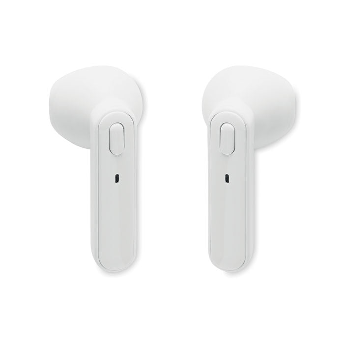 Branded TWS earbuds with charging base
