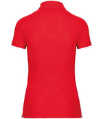 WK Designed to Work Ladies Anti-Bacterial Piqué Polo Shirt Red