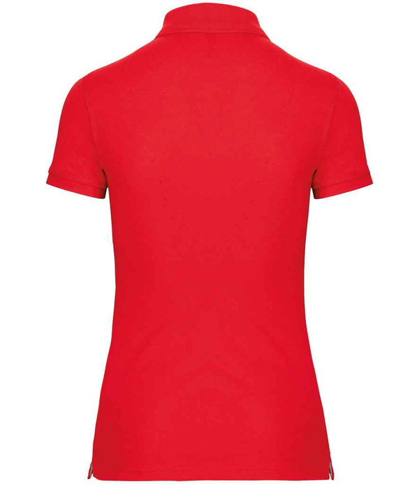 WK Designed to Work Ladies Anti-Bacterial Piqué Polo Shirt Red