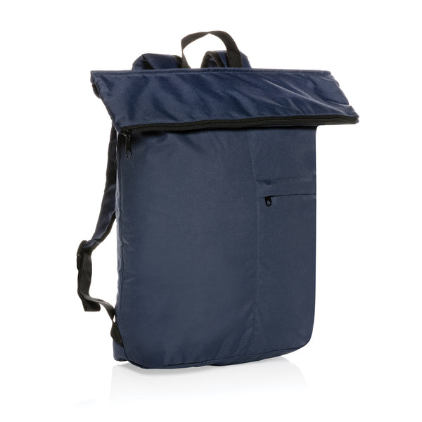 Dillon AWARE™ RPET lightweight foldable backpack Navy