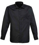 Premier Long Sleeve Poplin Shirt Black