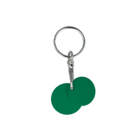 Multi Euro Trolley Coin Keyring