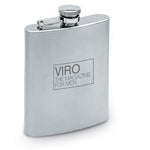 Branded Slim hip flask 200ml