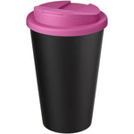 Branded Americano® Eco 350 ml recycled tumbler with spill-proof lid