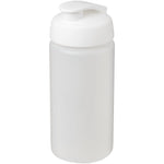 Branded Baseline® Plus grip 500 ml flip lid sport bottle