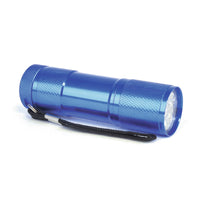 Sycamore Solo 9 Led Metal Torch with batteries included