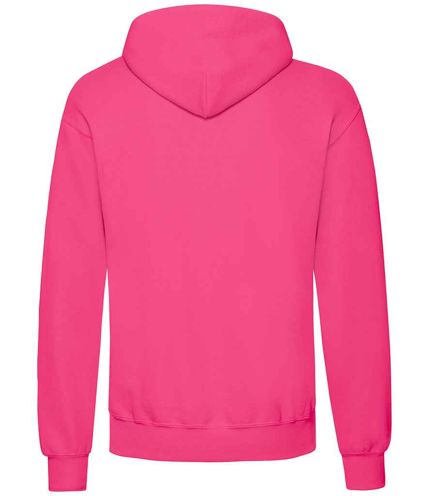 Fruit of the Loom Classic Hooded Sweatshirt Fuchsia