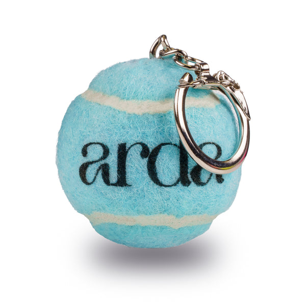 Branded Tennis Ball Keyring