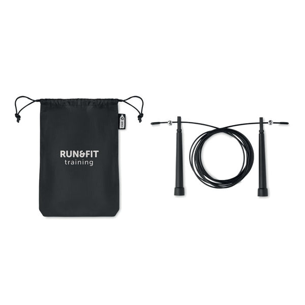 Branded Speed jumping rope RPET pouch