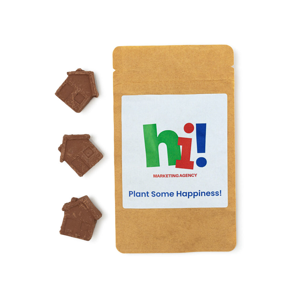 Kraft Pouch of 3 House-Shaped Seed Bombs