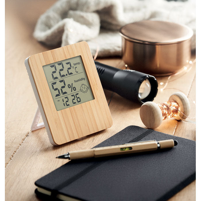 Branded Bamboo weather station