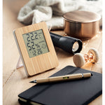 Branded Bamboo weather station