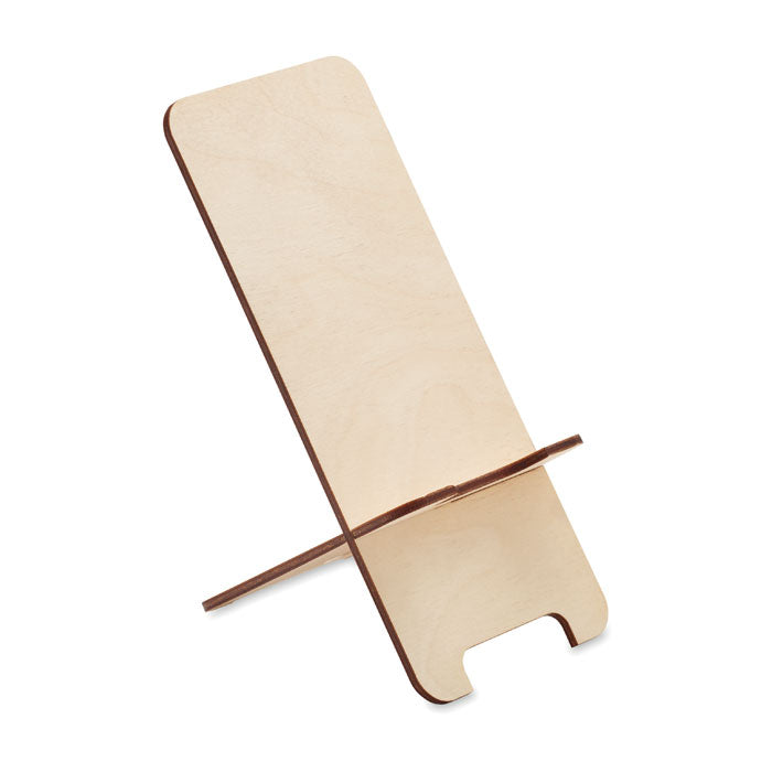 Wood phone stand with Seeds