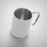 Branded Metal mug and carabiner handle