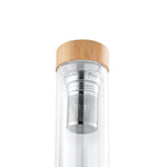 MAKAROVA. Borosilicate glass bottle with infusers 490 mL