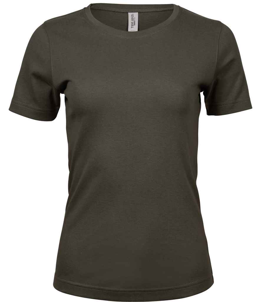 Tee Jays Ladies Interlock T-Shirt Dark Olive
