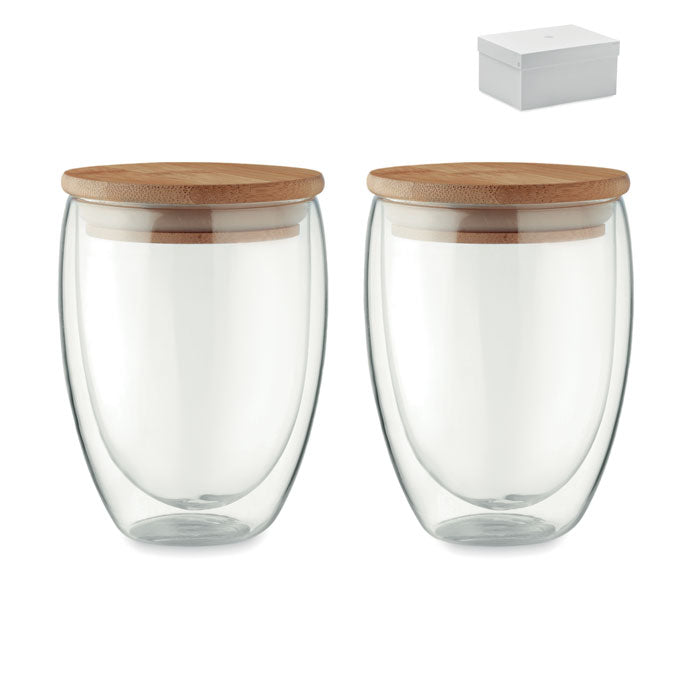 Branded Set of 2 glasses 350 ml in box