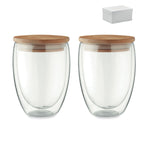 Branded Set of 2 glasses 350 ml in box