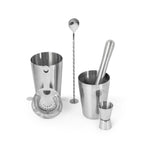 BRAMBLE. 6-piece stainless steel cocktail set