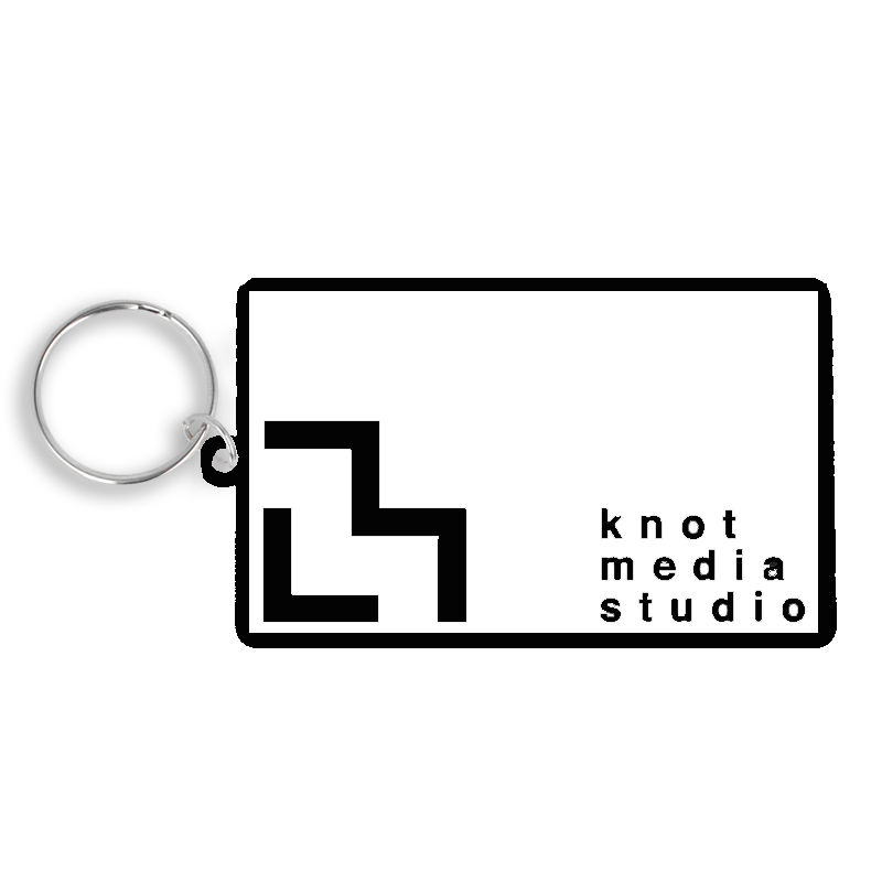 80mm Rectangle Keyring