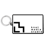 80mm Rectangle Keyring