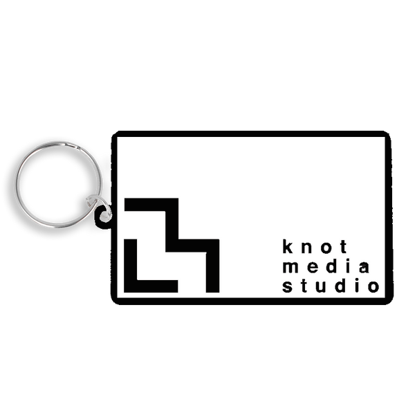 80mm Rectangle Keyring