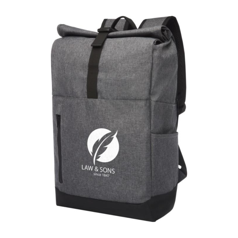 Hoss 15.6" roll-up laptop backpack 12L