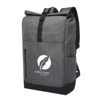 Hoss 15.6" roll-up laptop backpack 12L