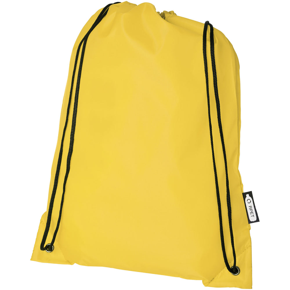 Branded Oriole RPET drawstring backpack 5L