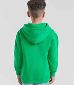 Fruit of the Loom Kids Classic Hooded Sweatshirt Kelly Green